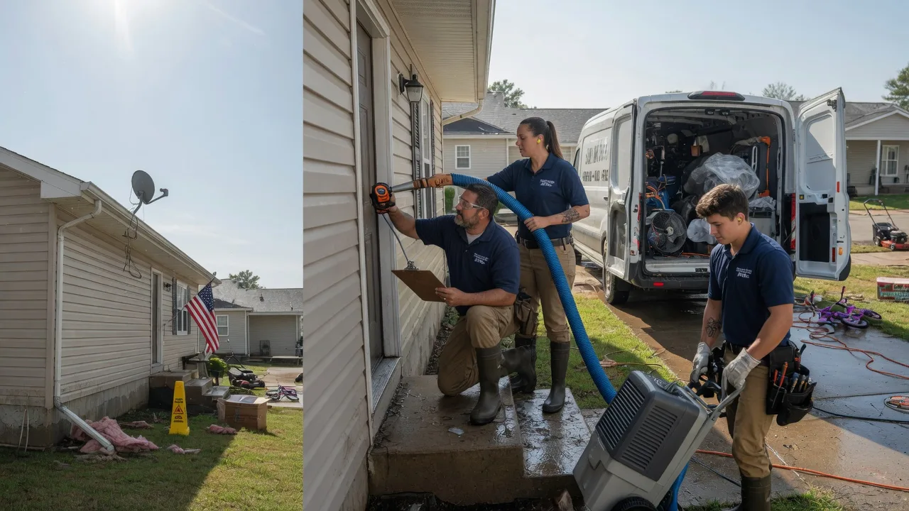 Ceiling Water Damage Restoration in Troup, TX near me